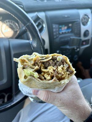 Chilaquiles Burrito w/ Steak - Unreal! Massive burrito but also absolutely fantastic too. Would for sure get again if in the area.