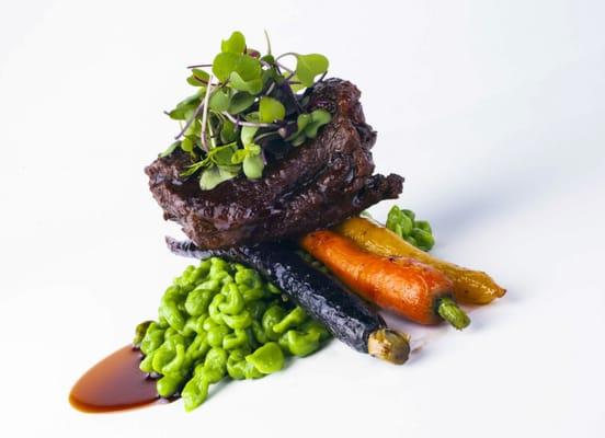 Braised Beef Cheeks with Chive Spaetzle. 2013 Photoshoot