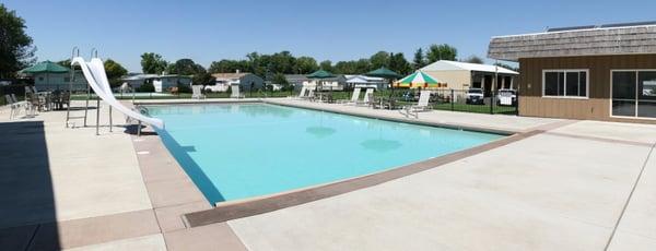 Our 65,000 gallon heated pool