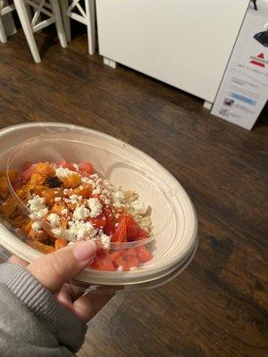 Extremely empty grain bowl