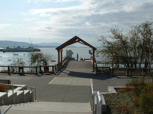 Entrance to Taylor Dock. A favorite place to stroll at sunset.