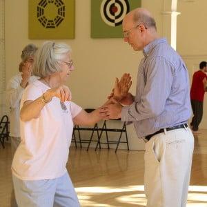 Learning Tai Chi with Senior Instructor Alan Dougall