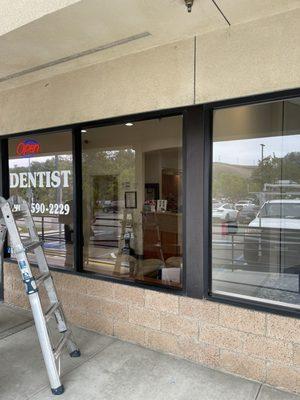 Glass Replacement at a Dental Office