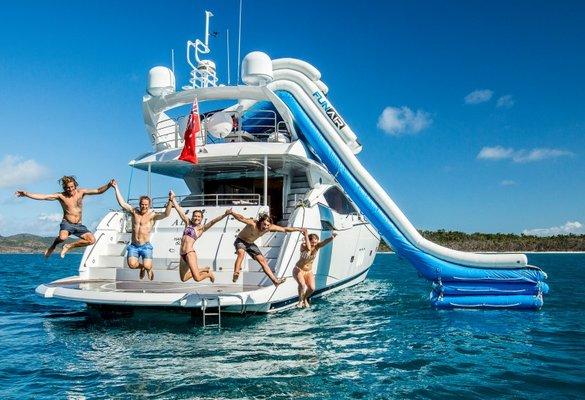 Yacht slide rental in Fort Lauderdale