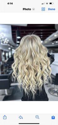 Blonde extensions