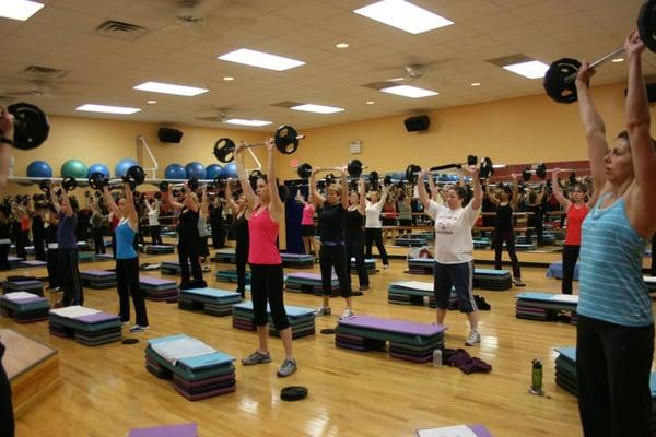 Group classes included with membership!