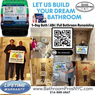 www.BathroomProsNYC.com Happy Customers.