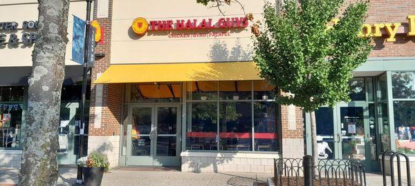 The Halal Guys in Porter Square, Cambridge...