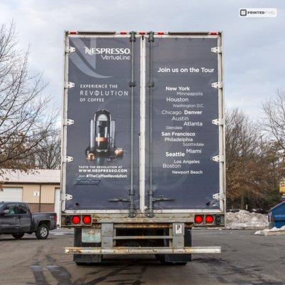 Nespresso VertuoLine trailer wrap