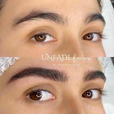 Bushy brows Microblading