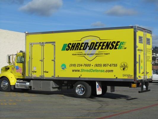 Our name has changed to Shred Defense because of elevated security measures