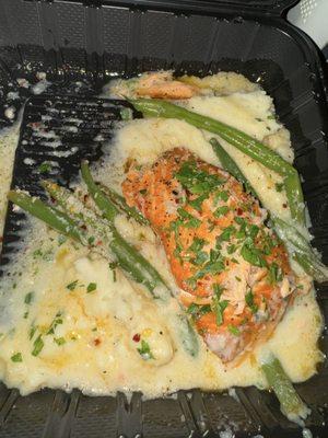 Salmon piccata