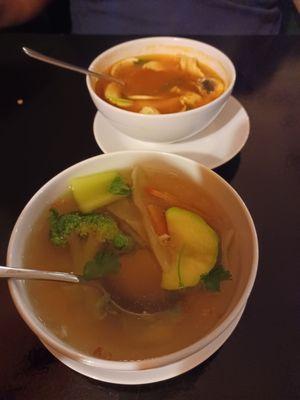 Yumtom and vegetable soup