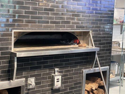 The magical wood fired oven.