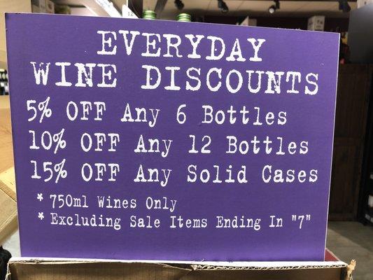 Wine Case Discounts