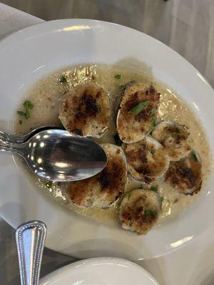 Baked clams