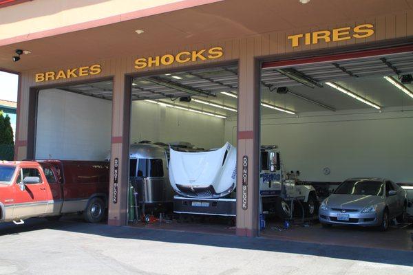 Brakes, Shocks & Tires