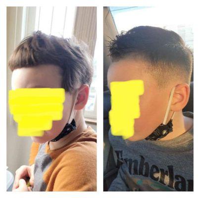 My son's grandfather gave my son a "haircut"  I was floored.  Christy fixed my son's hair cut.  Would definitely recommend!