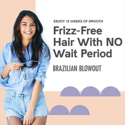 No more worry about getting wet or waiting to wash your hair after this Keratintreatment!