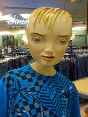 Boscov's has the creepiest mannequins.