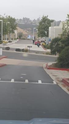 Here's a bike cop trying to make quota on citizens trying to get to work in the morning.