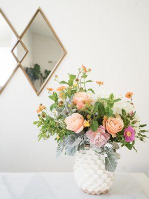 Floral arrangement by French Buckets