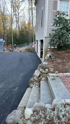 Garage entrance.