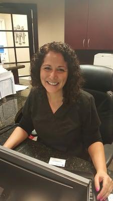 Monique at front desk ~ great smile