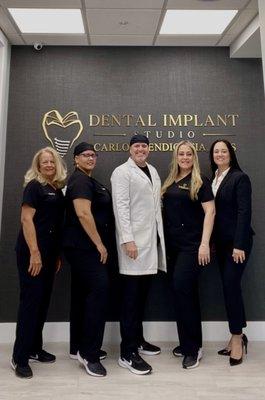 Your team !!!!! at Dental Implant Studio