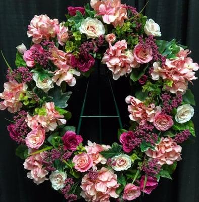 Silk wreaths