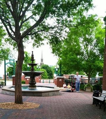 Promenade adjacent to the Plum's side door!