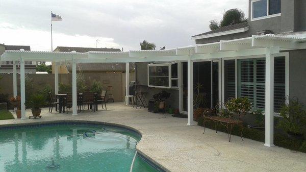 Custom patio cover (Huntington Beach)