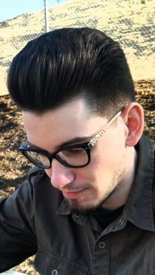 I love a good pompadour!