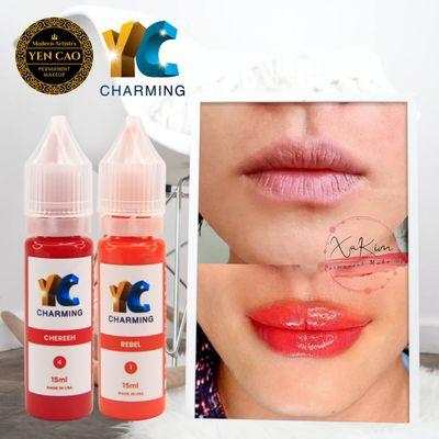 YC Charming Pigment with the Lips Blush technique