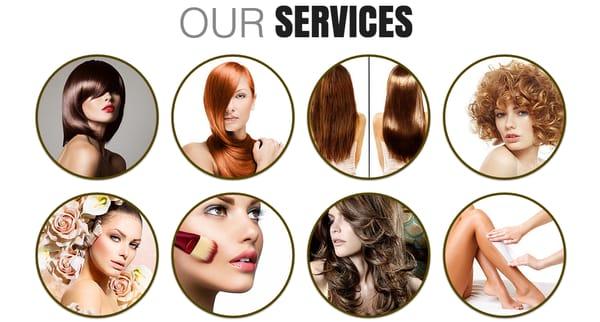 A wide variety of salon services