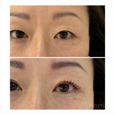 natural lash lift by Green