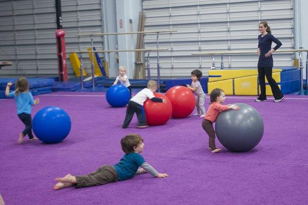 Gymnastics East Bellevue Tiny Tot Fitness Parent & Tot (18 Months-3 Years)