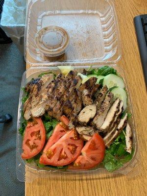 Grilled Chicken Salad with balsamic vinaigrette