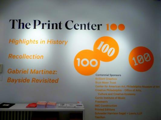 The Print Center celebrates 100 years!