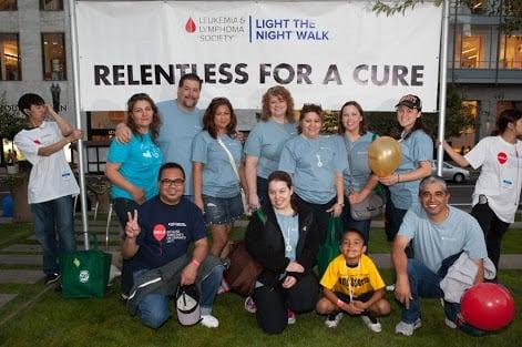 Credit Union employees participate in Light the Night Walk