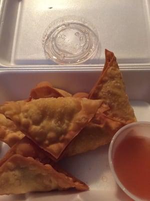 Order of Crab Rangoon. (6 per order)