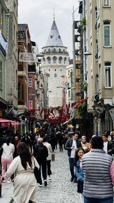 After a meal a good place to walk in Istanbul.