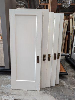 Single panel interior doors are popular in the Bay Area.