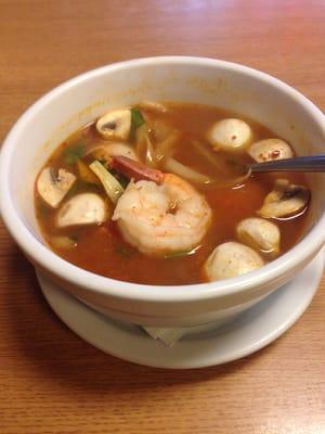 Really tasty tom yum goong.