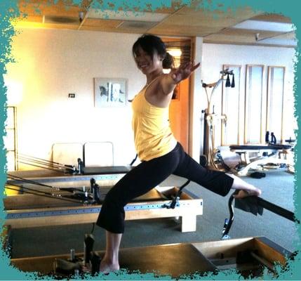 Jen on the reformer