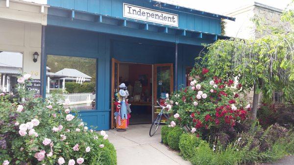 Independent Mercantile 78 Scott St.,off Main St. between Alchemy and Gold Country Roasters.