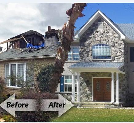 We will take you from burnt rubble to a fresh and new home.