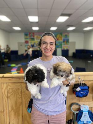 This is Nick & they're THE BEST! Nick has been at every one of our girls' classes (including their trial class!) & our pups LOVE them!