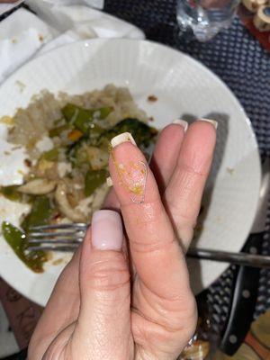 Choked on a staple found in our food!