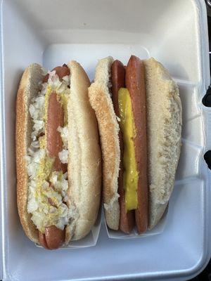 Two for one hot dog Tuesday!!!